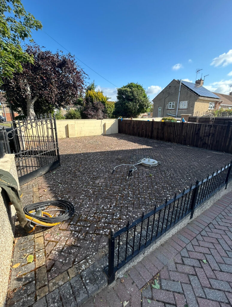 Professional drive cleaning - before